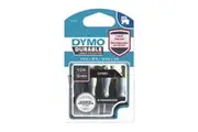 DYMO Dur White on Black 12mm x 3m