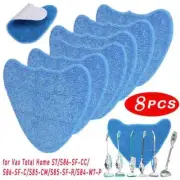 8x For Vax Steam Mop Pads S86-SF-CC S86-SF-C S85-CM VAX Steam Cleaner Microfibre