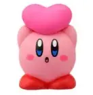 Kirby finger Puppet mascot Figure toy / 2. friends heart Kirby / Bandai New