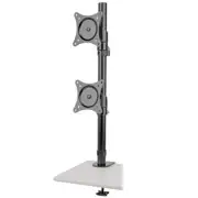 Tripp Lite Dual Vertical Desk Mount Monitor Stand Swivel Tilt Rotate 15-27" - 20