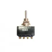 Alcoswitch MST405P, 4PDT ON-OFF-ON, Mini Toggle Switch 5A@115V