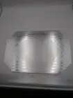 4pcs Set Placemats Decorative Silver Generic Hollow PVC Geometric Shaped Classy