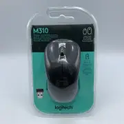 Logitech - M310 Wireless Optical Ambidextrous Mouse - Black - Brand New SEALED