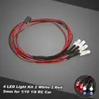 4 LED Light System Kit Smart Simulation Flash Lights For 1/10 RC Car Truck AL