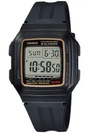 Casio F-201WA-9AJH Digital Watch Men's Quartz LED Stopwatch Waterproof