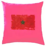 Morocco Flag - Cushion - Rabat Moroccan Africa Country Travel Gift