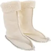 Veemoon 1 Pair Warm Boot Liners for Cold Weather Comfortable Detachable Design for Men Breathable Insulation for Rainy Days and Demanding Work Environments