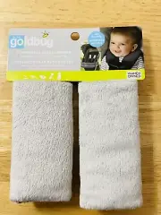 Goldbug Reversible Strap covers Light Gray Cute & Comfy Baby Seat & carriers NEW