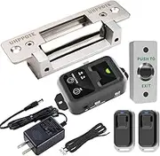 UHPPOTE Door Access Control Electric Heavy Duty Strike Lock Wireless Remote Kit