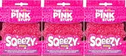 Stardrops – The Pink Stuff – SQeeZY Miracle Dual Sided Scrubber Sponge, Scratch Free Solution for Ultimate Home Cleaning - Perfect for Kitchens, Bathrooms, and Outdoor Use, 3-Pack