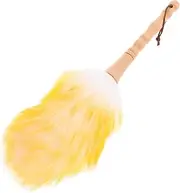JOINPAYA Ergonomic Wood Handle Brush for Guzheng String Instrument Wool Dust Cleaning Supply