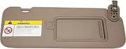 Car Inner Beige Sun Visor Shield Shade Board Fit for Hyundai Elantra 2016-2020 Replaces 85220F2000, Right Side