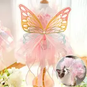Dog Princess Dresses for Small Dogs Lolita Clothes Butterfly Costume Pet Faery
