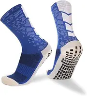 [VKEID] Football Socks Men's Mid-Calf Football Socks Colourful Sweat-Absorbent Breathable Towel-Soled Thickened Socks Sports Sock (Color : 8#, Size : One Size)
