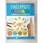 FINGERPRINT & DRAW: ANIMALS & INSECTS: DRA【T8／少年童書_EP7】書寶二手書