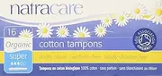 Natracare 9002 Organic All Cotton Tampons with Applicator 16 Count