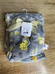Duck Duck Goose Plush Blanket With Neck Pillow NWT