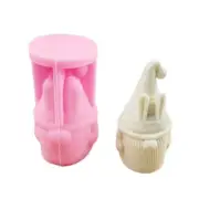 3D Dwarf Long Ear Epoxy Resin Mold DIY Casting for Gnome Ornament