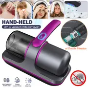 Handheld Vacuum Cleaner Cordless UV Dust Mite Remover Mattress Bed Blanket Sofa