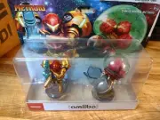 Nintendo Metroid Amiibo Set: Samus Aran & Metroid
