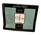 New stevens color classic Flat & Fitted Full Sheets percale cotton blend Aqua