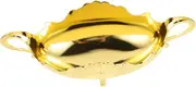 BIUDECO Elegant Embossed Snack Serving Plate Vintage Dried Fruit Dish for Parties Weddings and Home Decor Luxurious Table Display for Fruits Nuts and Desserts European Style Design