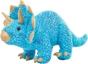 Wild Republic 26524 Foilkins Dino Triceratops Stuffed Animal Plush 12"