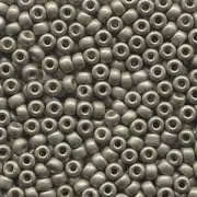 Duracoat Matte Galvanized Light Pewter Miyuki Seed Beads 6/0 (6-94221F-TB)