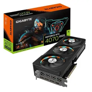 【GIGABYTE 技嘉】GeForce RTX4070 SUPER GAMING OC 12G 顯示卡