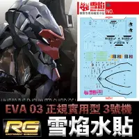 在飛比找樂天市場購物網優惠-【鋼普拉】雪焰水貼 螢光版 BANDAI RG 新世紀福音戰