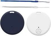 Bluetooth Key Finder with Alarm Sound, GPS Tracker Tag for Children, Pets, Smart Finder for iOS/Android App, Key Finder for Bags, Purses, Backpacks, Keys & Bicycle