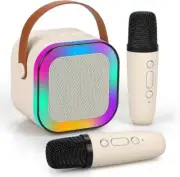 Mini Karaoke Machine for Kids, Portable Bluetooth Speaker with Wireless...