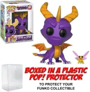 Funko POP! Games ~ SPYRO & SPARX (#361) w/POP PROTECTOR ~ Spyro the Dragon