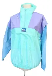 Quiksilver X Stranger Things Women Lenora Windbreaker Jacket Size XS EQWJK03077