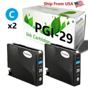 (2PK,Cyan) PGI-29 PGI 29 PGI29 Ink Cartridge for PIXMA Pro1 Printer