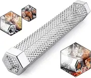 RoseFlower BBQ Smoker Box, Stainless Steel Pellet Smoker Tube for Grill, Meat Infused Smoke Flavor Accessories Works with Charcoal Gas Barbecue Grill - Home, Garden,Outdoor Barbecue #2