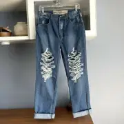 One Teaspoon Magnum Super Baggy Boyfriend Jeans Sz 24