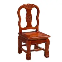 在飛比找Yahoo!奇摩拍賣優惠-實木小椅子靠背椅兒童換鞋小板凳紅木椅家用客廳茶幾凳子孫凳 自