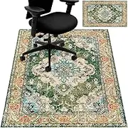 Office Chair mat, 48 "x60 Heavy Duty Desk Chair mat, Designed for Hardwood and Tile Floors, Suitable for Rolling Computer Chairs Under Desk Protective mat, Non-Slip, Low Pile Floor Protector.