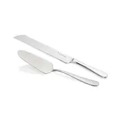 2pc Stanley Rogers Albany Cake Knife & Server Utensil Set Stainless Steel SLV
