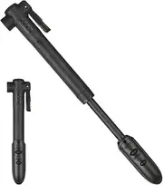 Portable Air Hand Pump for Cycle, 2 1 Cycle Tire Pump,Portable Frame Hand Tire Inflator | Air Pump Inflator with Pump Needle for Cycle, E-Cycle, Mountain Cycle