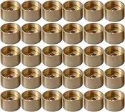 Bstinay 30Pcs Small Upper and Lower Cover Snap on Buttons Musical Instrument Accessories Trumpet Lower Covers