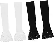 [LIFKOME] 2 Pairs Lace Cooling Arm Sleeve Sun Protection Summer Cooling Sunblock Cooling Arm Sleeve for Outdoor Cycling Arm Arm Cooling