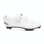 SIDI DRAKO 2S MTB CYCLING SHOES – WHITE – CARBON SRS SOLE – FREE US SHIPPING