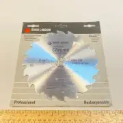 Black & Decker 7 1/4" Saw Blade Chrome Fast Cut #73-107 USA