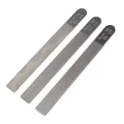 3Pcs Silver Guitar Nut Files Fret Crowning Slot Filing Luthier Repair Tool Kit