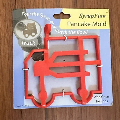 NEW Silicone Pancake & Egg Truck Mold Pour The Syrup & Watch It Flow
