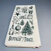 Buffalo Trace Distillery Collectible Christmas Bar Towel KY Whiskey 28" x 27"