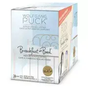 Wolfgang Puck Breakfast in Bed Coffee 24 to 192 K cups Pick Any Size FREE SHIP