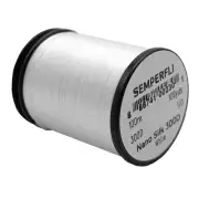 SEMPERFLI NANO SILK 300D - 1/0 GSP Fly Tying Thread - Hair Stacker White NEW!